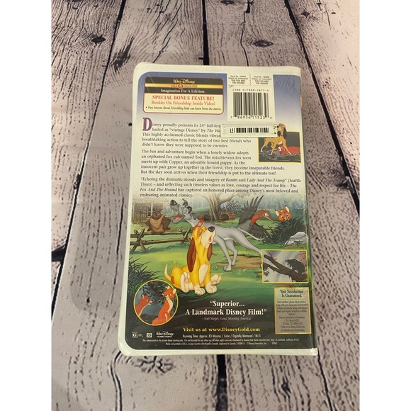 Fox and the‎ hound vhs new sealed - Picture 2 of 2